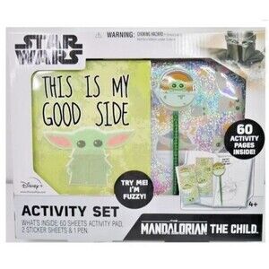 Disney Star Wars Mandalorian The Child Activity Set Baby Yoda Glitter Stickers